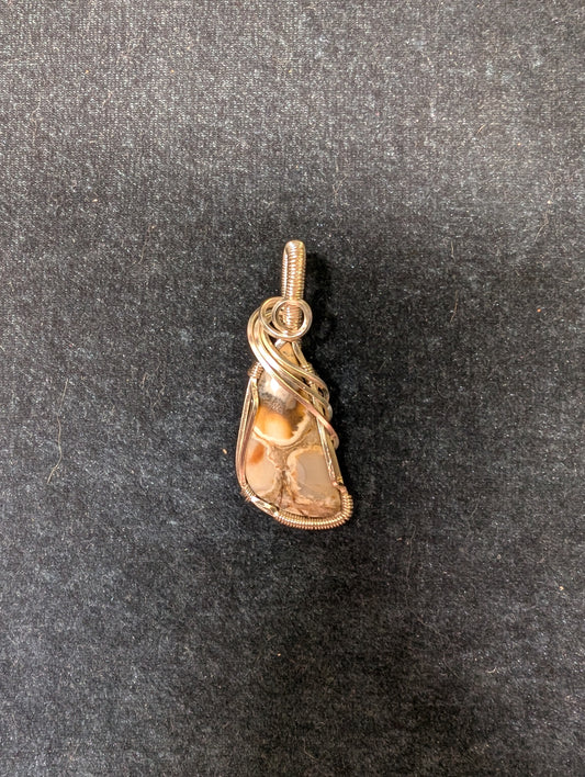 Cobra Jasper Wire Wrapped Pendant